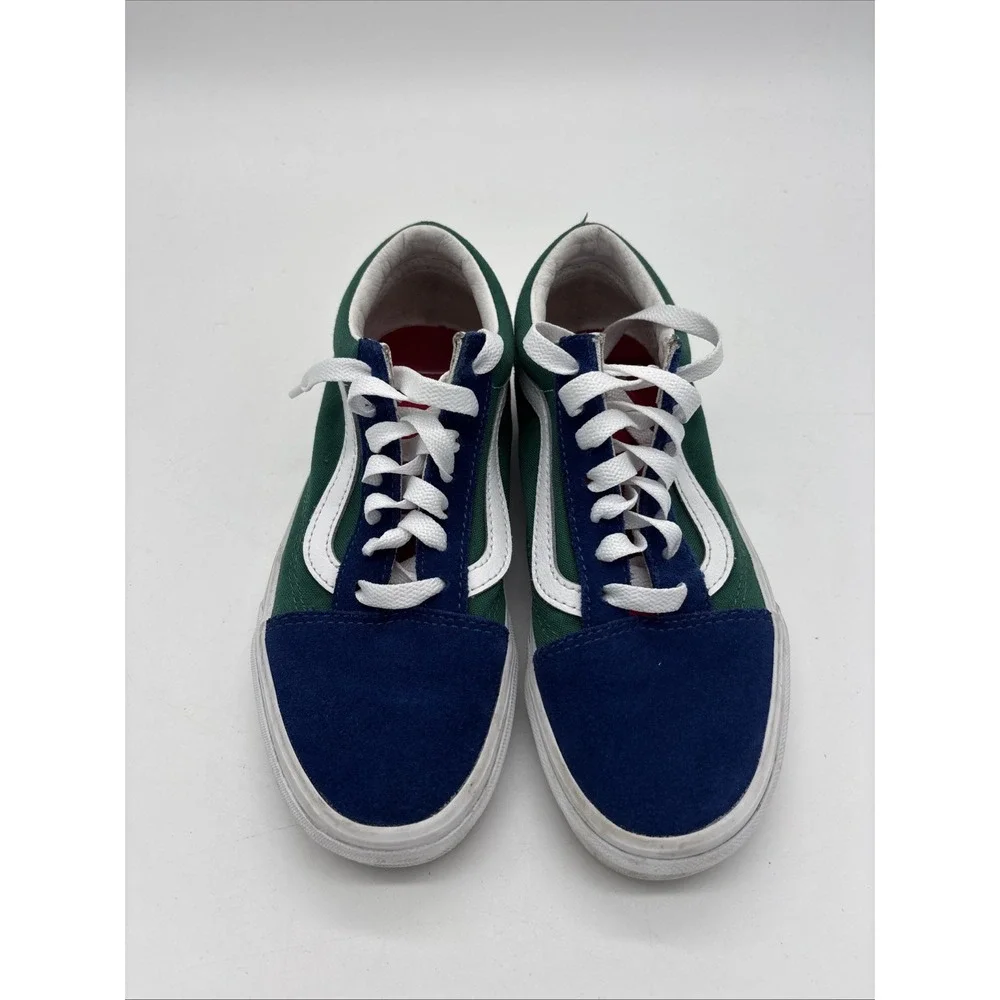 VANS Old Skool Yacht Club Vibrant blue, green, yellow Retro, Shoes Sneakers Sz 4